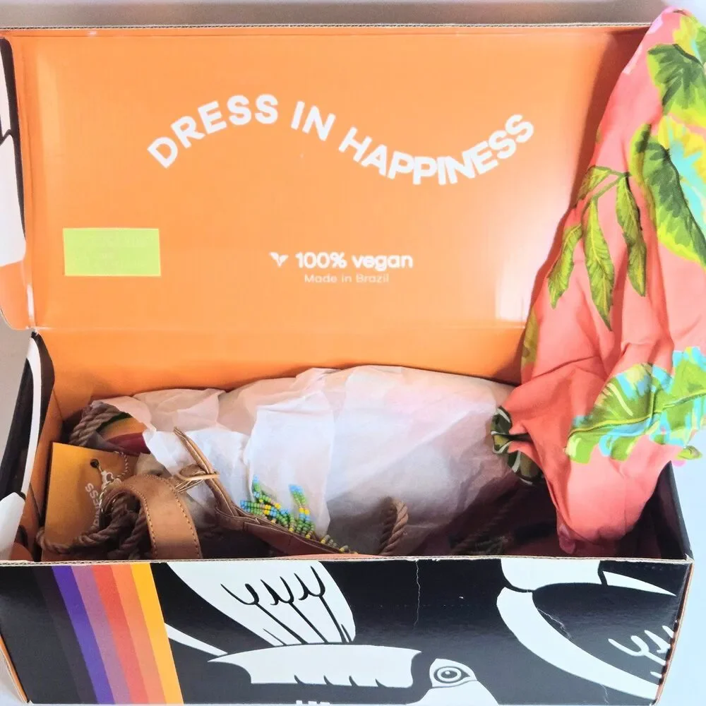 FARM RIO Sandals Floral Pietra Tropical Women Shoes Size 7 US NEW +BOX +DUSTBAG